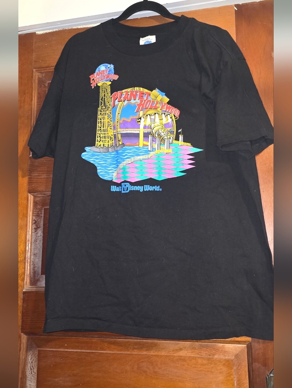 Planet Hollywood Walt Disney World Black Graphic Tee